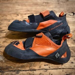 Black Diamond Focus Rust Rock Climbing Shoes - Sz 12 / 46